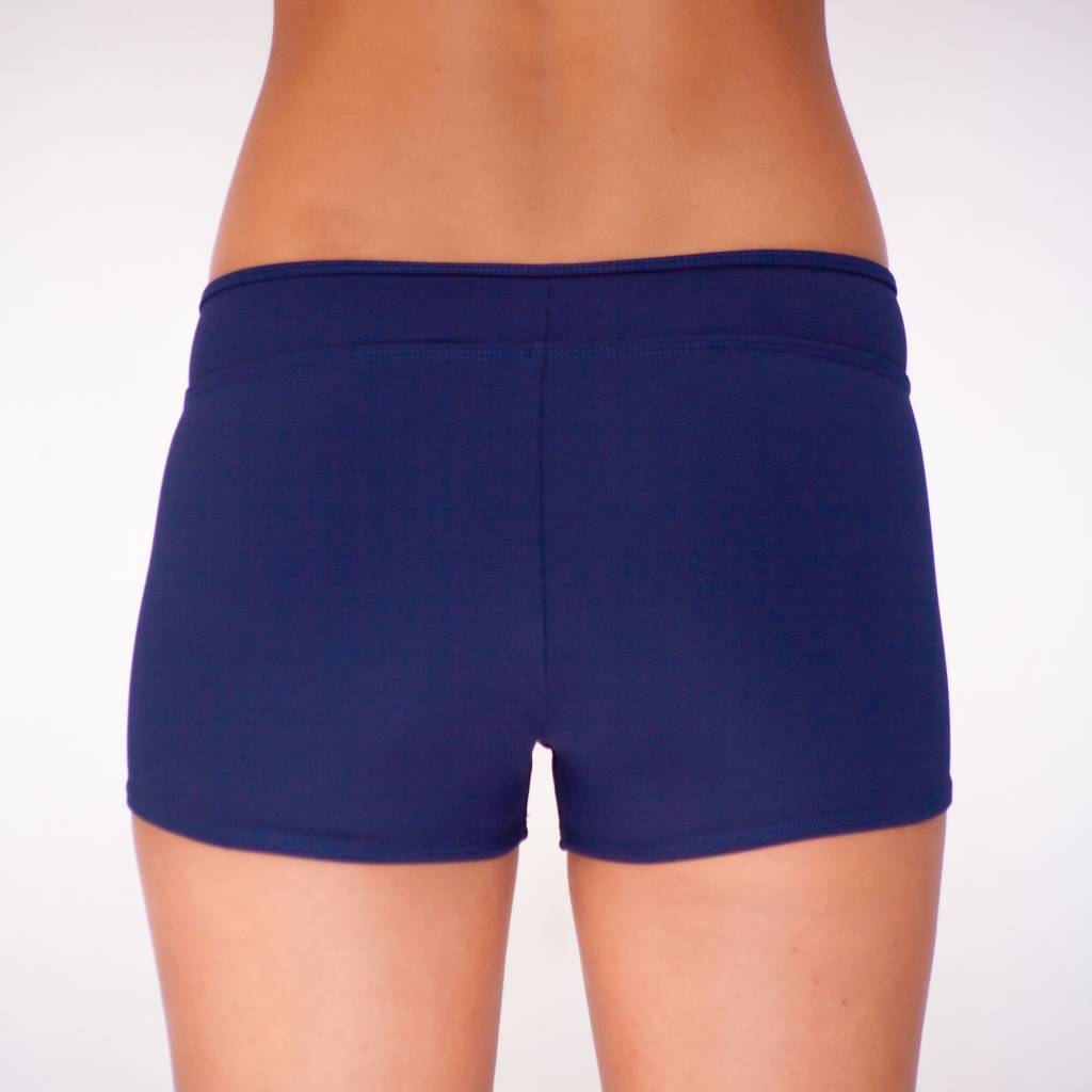 Pualani Hot Pant Navy Solid