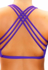 Pualani Reversible Surf Top Purple Solid