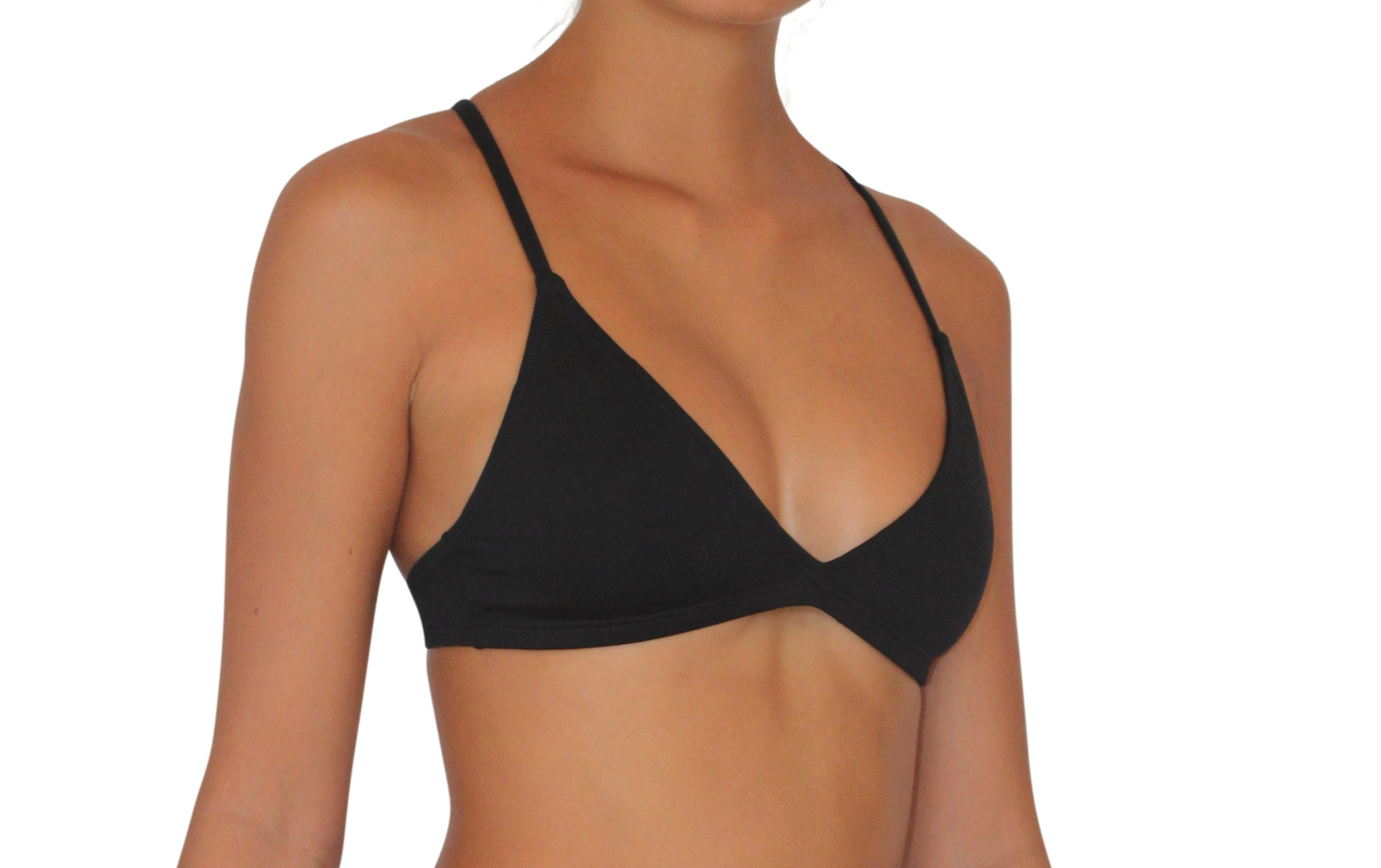 Women's Full Coverage Sport Tie Black Solid - Pualani Hawaii