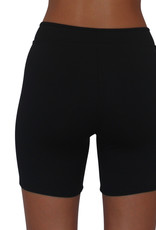 Long Hot Pant Black Solid