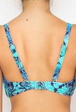 Pualani D Cup Bandeau Blue Lagoon