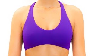 Pualani Reversible Surf Top Purple Solid