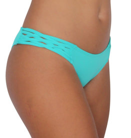 Pualani Skimpy Love With Braided Sides Sea Green Solid