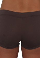 Pualani Drawstring Short Chocolate Solid