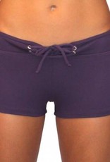 Pualani Hot Pant Eggplant Solid