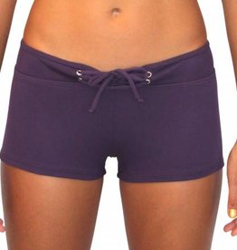 Pualani Hot Pant Eggplant Solid