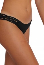 Pualani Skimpy Love With Braided Sides Black Solid