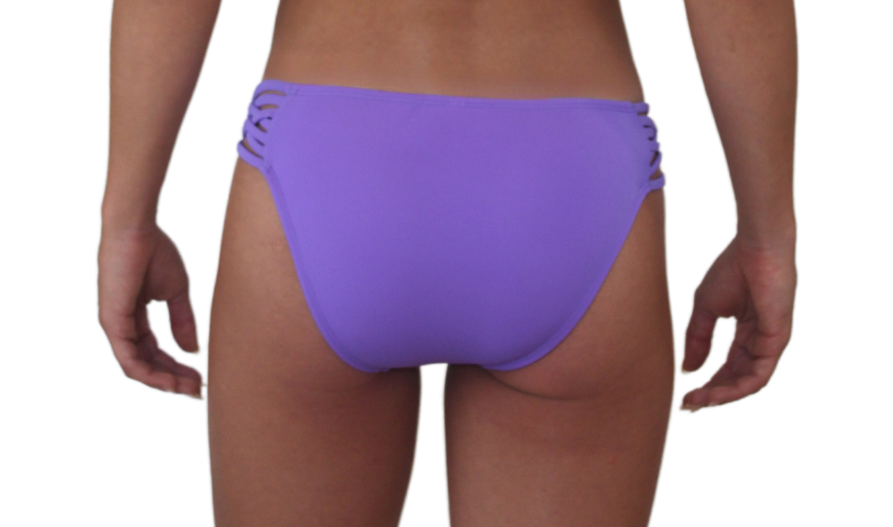 Pualani Scoop With Side Strings Lavender Solid