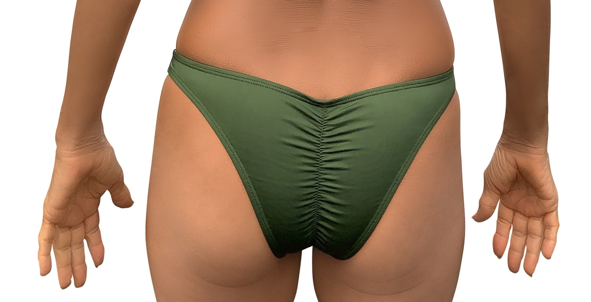 Pualani Skimpy Scrunch Rio Sage Solid