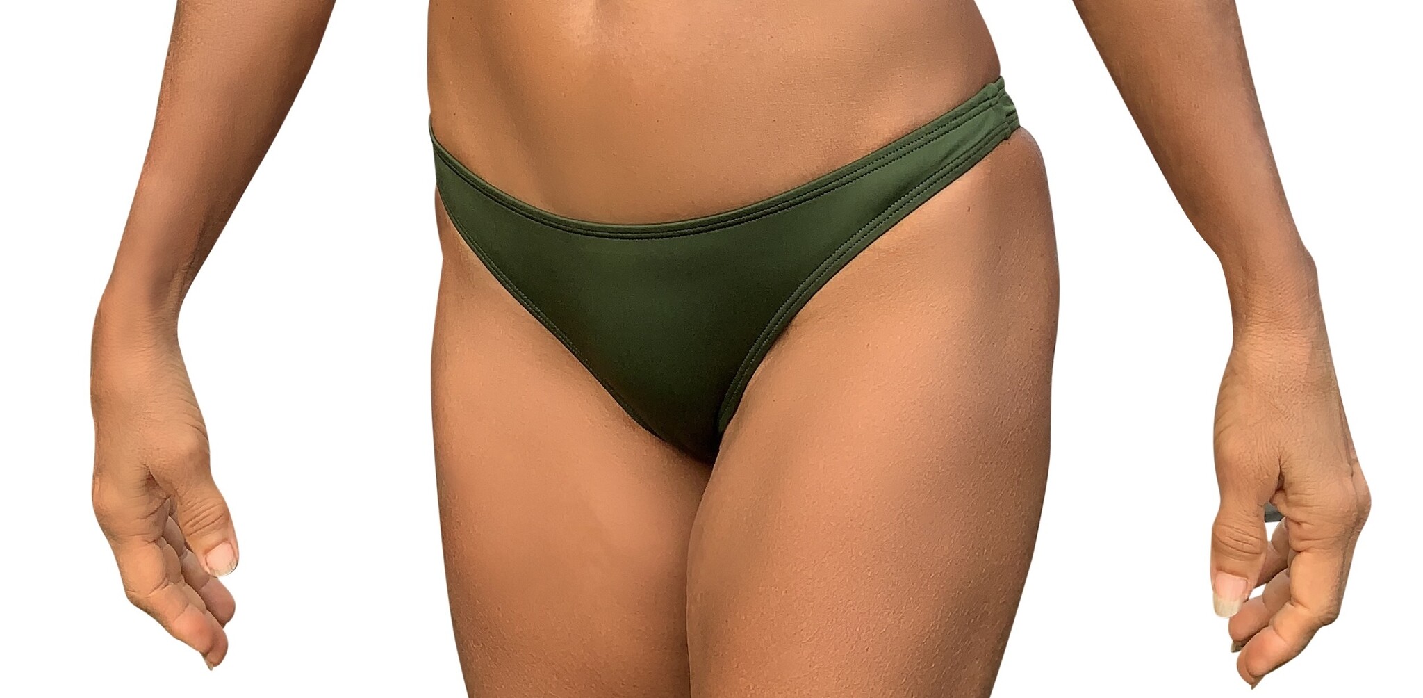 Pualani Skimpy Scrunch Rio Sage Solid