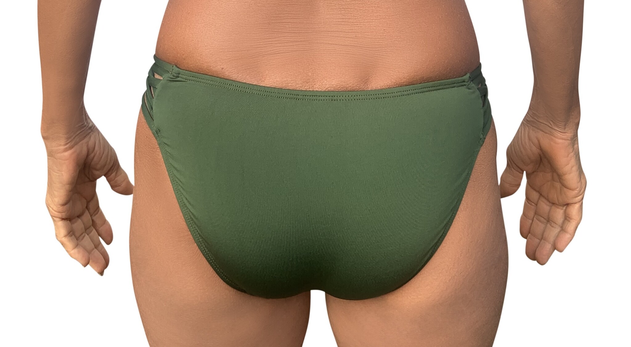 Pualani Scoop With Side Strings Sage Solid