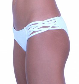 Pualani Skimpy Love with Braided Sides White Solid