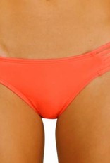Pualani Skimpy Love With Braided Sides Coral Solid