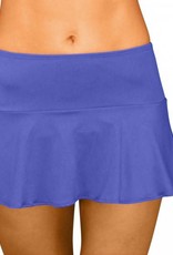 Pualani Skirt With Attached Bottom Blue Violet Solid