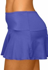 Pualani Skirt With Attached Bottom Blue Violet Solid