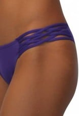 Pualani Skimpy Love With Braided Sides Purple Solid