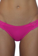 Pualani Skimpy Love With Braided Sides Fuschia Solid