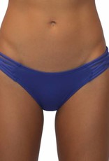 Pualani Skimpy Love With Braided Sides Blue Violet Solid
