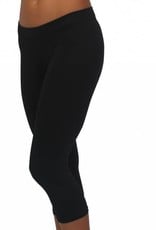 Pualani Surf Capri Black Solid