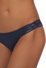 Pualani Skimpy Love With Braided Sides Navy Solid