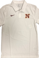 Nike White Polo Striped Arms "N"