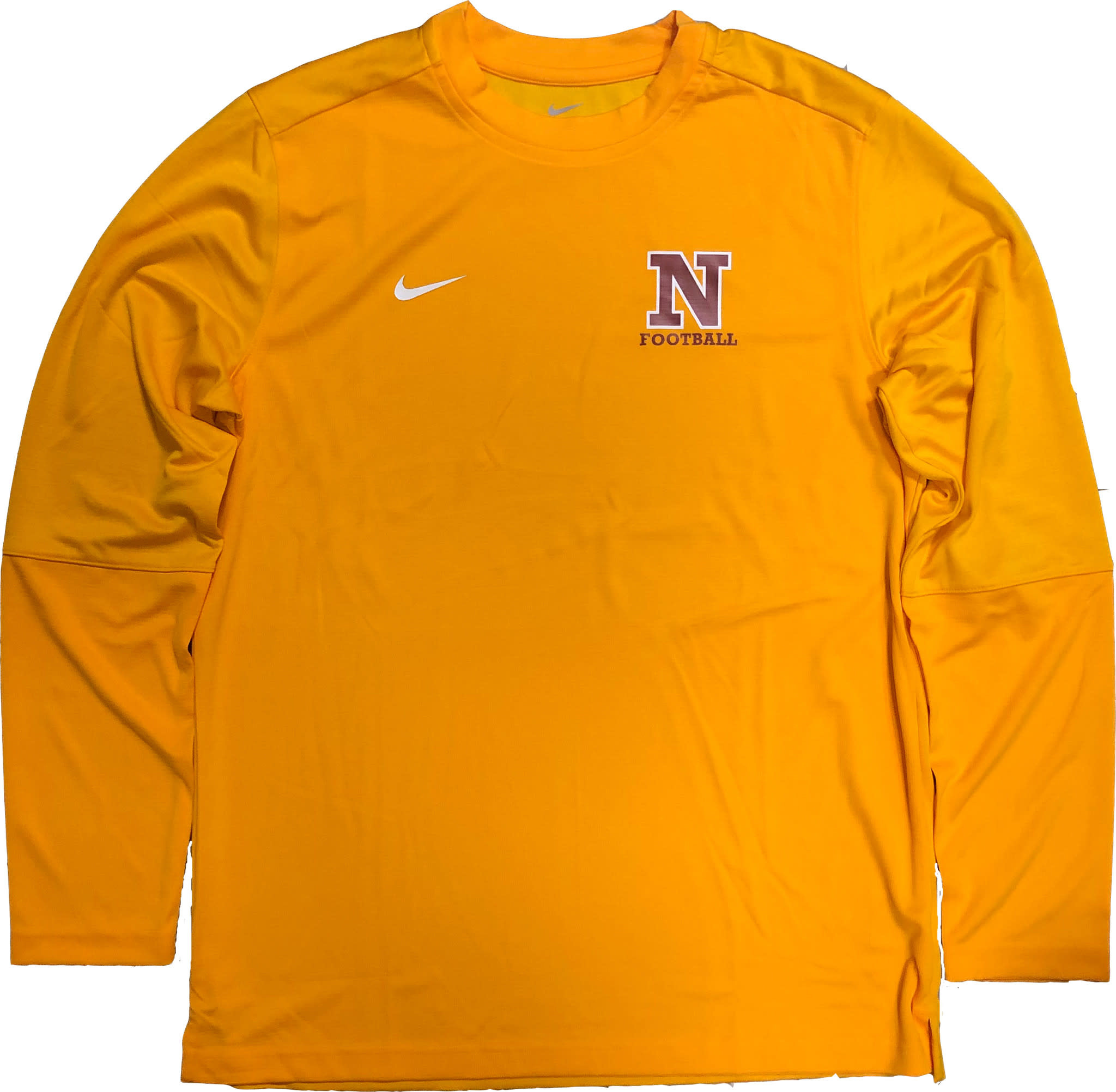 Nike Gold "N Football" Sideline Long Sleeve