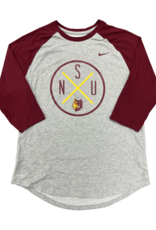 Nike Gray 3/4 Sleeve T Shirt