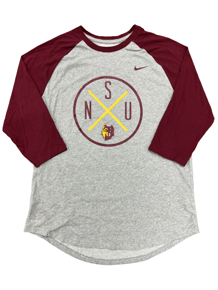 Nike Gray 3/4 Sleeve T Shirt