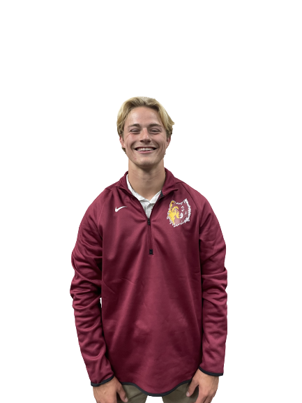 Nike Maroon- Half Zip Wolfhead