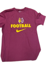 Football Maroon T shirt