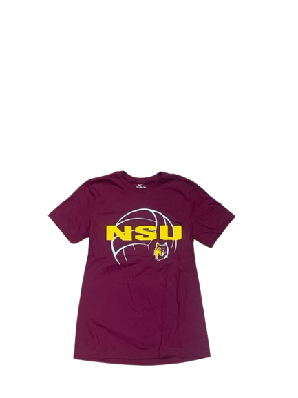 Nike Volleyball Maroon T shirt