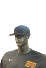 Nike Black N Baseball Hat (snap back)