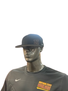 Black N Baseball Hat (snap back)
