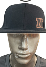 Nike Black N Baseball Hat (snap back)
