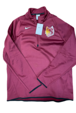 Nike Maroon- Half Zip Wolfhead
