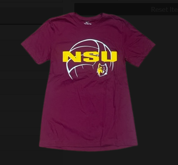 Nike Volleyball Maroon T shirt