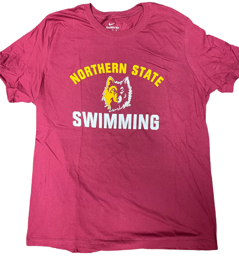 Nike Swimming- Maroon T shirt