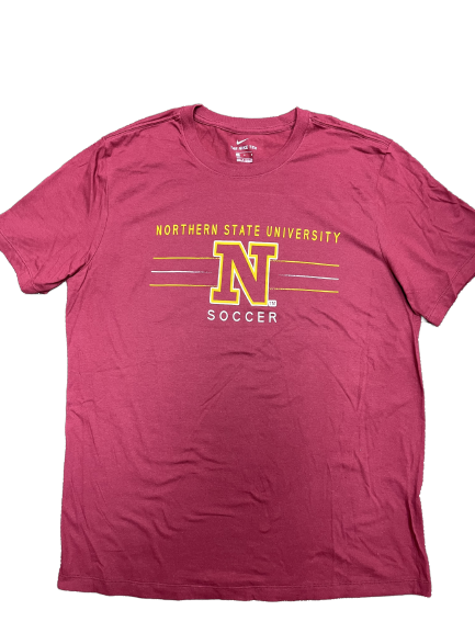 Nike Maroon- Soccer T shirt