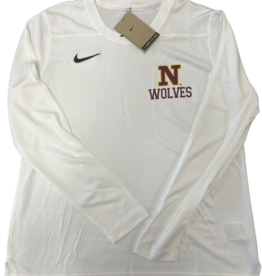 Nike White N Long Sleeve Womens