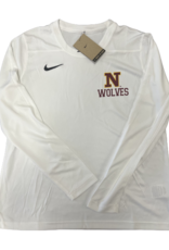 Nike White N Long Sleeve Womens