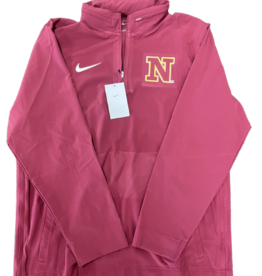 Nike Maroon 1/2 zip N zip hood