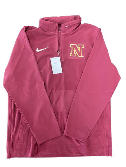 Nike Maroon 1/2 zip N zip hood