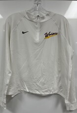 Nike White Wolves 1/4 Zip Crop Top Womens