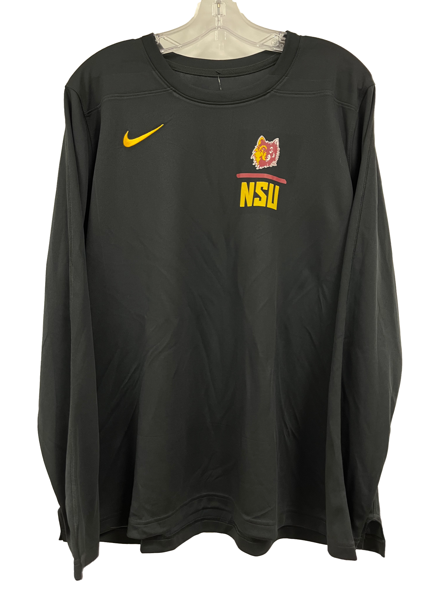 Nike Black Wolf Head Long Sleeve Womens