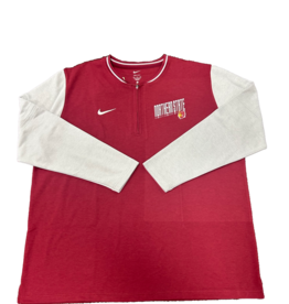 Nike Maroon Men's 1/2 Zip w/ Gray Sleeves