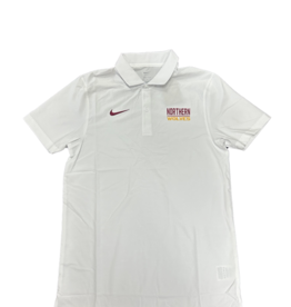Nike White Men's Northern Wolves Dri Fit Polo
