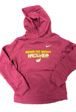 Nike Youth Maroon Wolves Waldo Hoodie