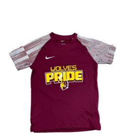 Nike Youth Maroon Wolfhead T-Shirt
