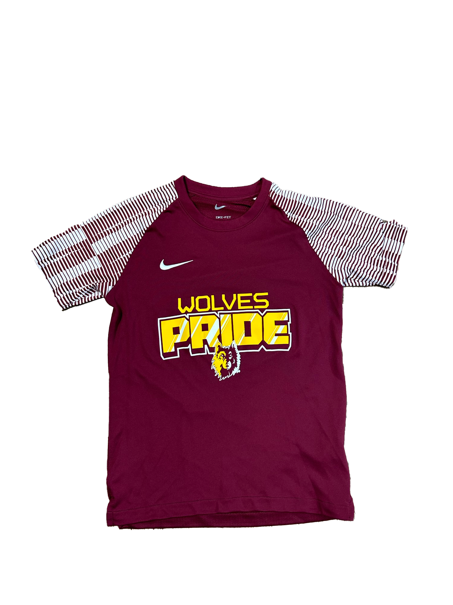 Nike Youth Maroon Wolfhead T-Shirt