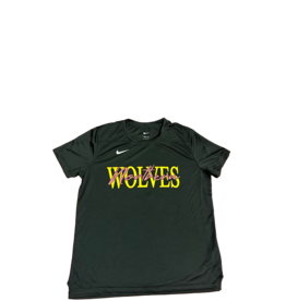 Nike Women's Black Northern Wolves Short Sleeve